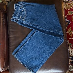 & Other Stories Indigo Denim Jeans, cropped.